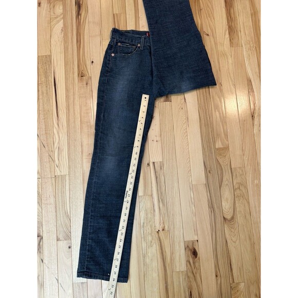 Levi’s 505 Lower Rise Straight Leg Size 10 MIS M Womens Black Denim - Picture 10 of 10
